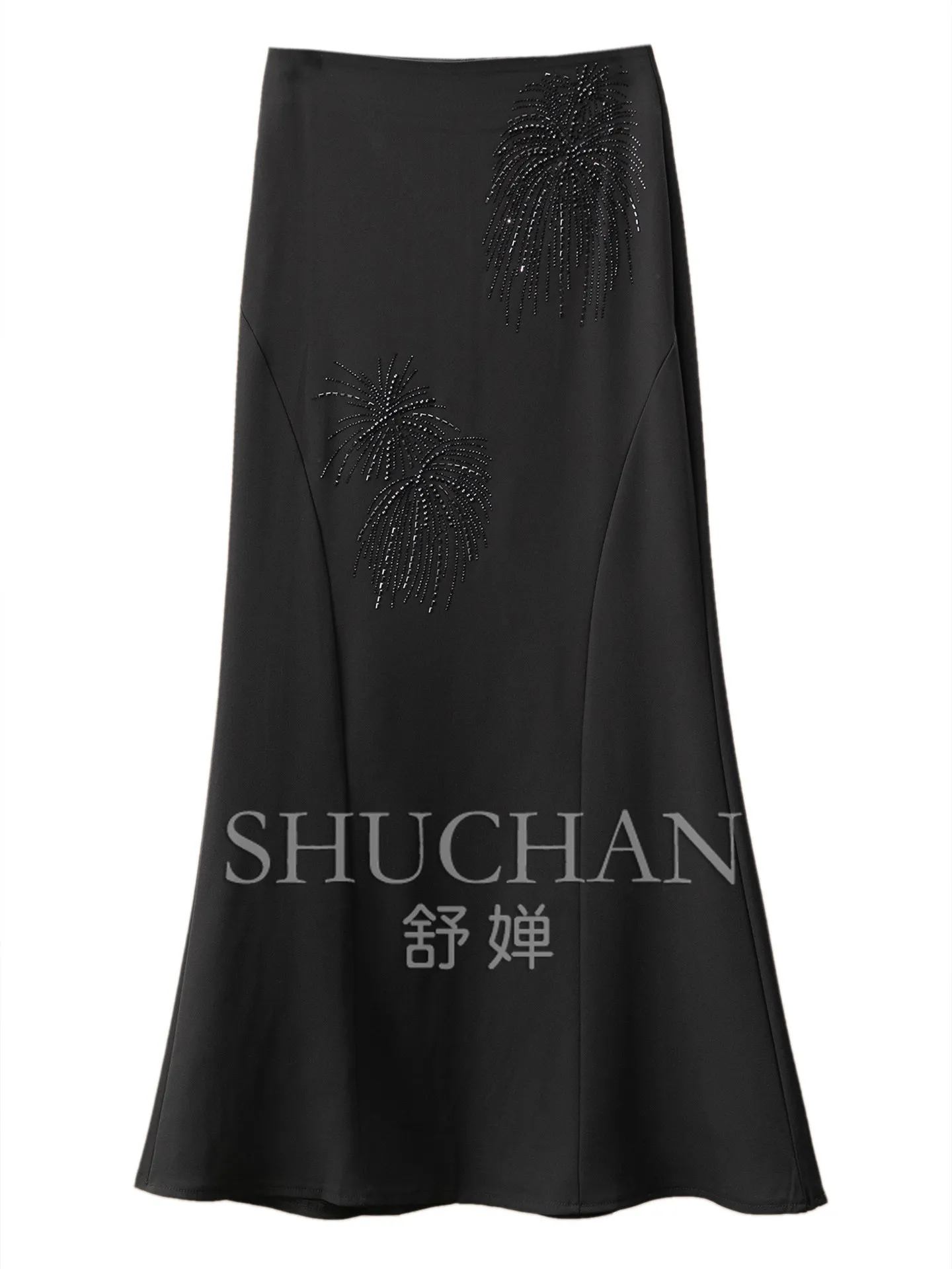 Advanced Sense Overflows Gypsy Diamond Hips Fish Tail Long Skirt Female 98L5 Korean Fashion Clothing