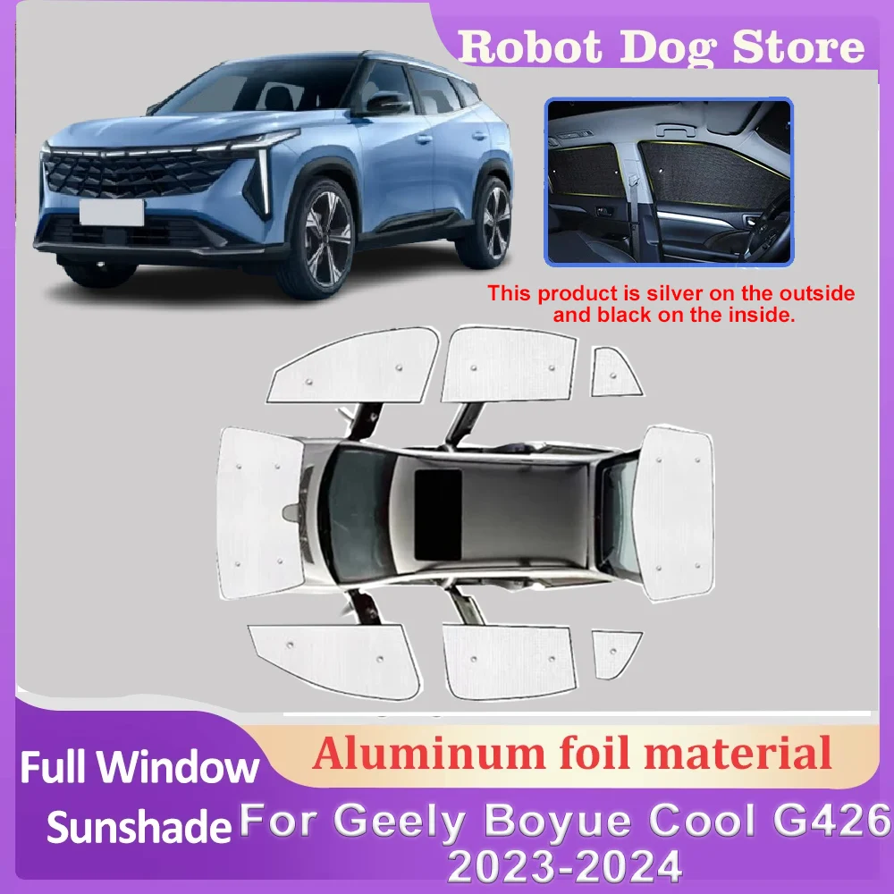 

Car Sunshades For Geely Boyue Cool Accessories Galaxy Cityray G426 2023 2024 Anti-UV Resistant Visor Heat Blocking Auto Tools