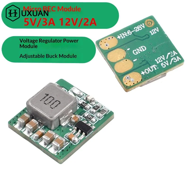 RC Drone Micro BEC Power Module 1Pc - 6V-28V To 5V/3A 12V/2A For Multirotor Airplane FPV Freestyle DIY Accessory