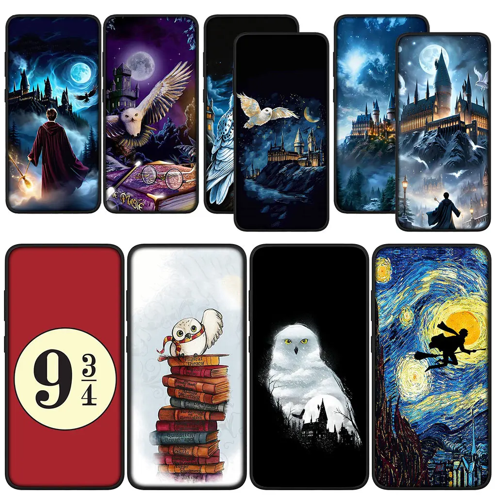 Art Owl Harries Wand Potters Cover for OPPO A17 A15 A16 A40 A53 A54 A57 A78 A79 A58 A38 A98 A94 A80 A96 A74 A95 A77 A76 A60 Case