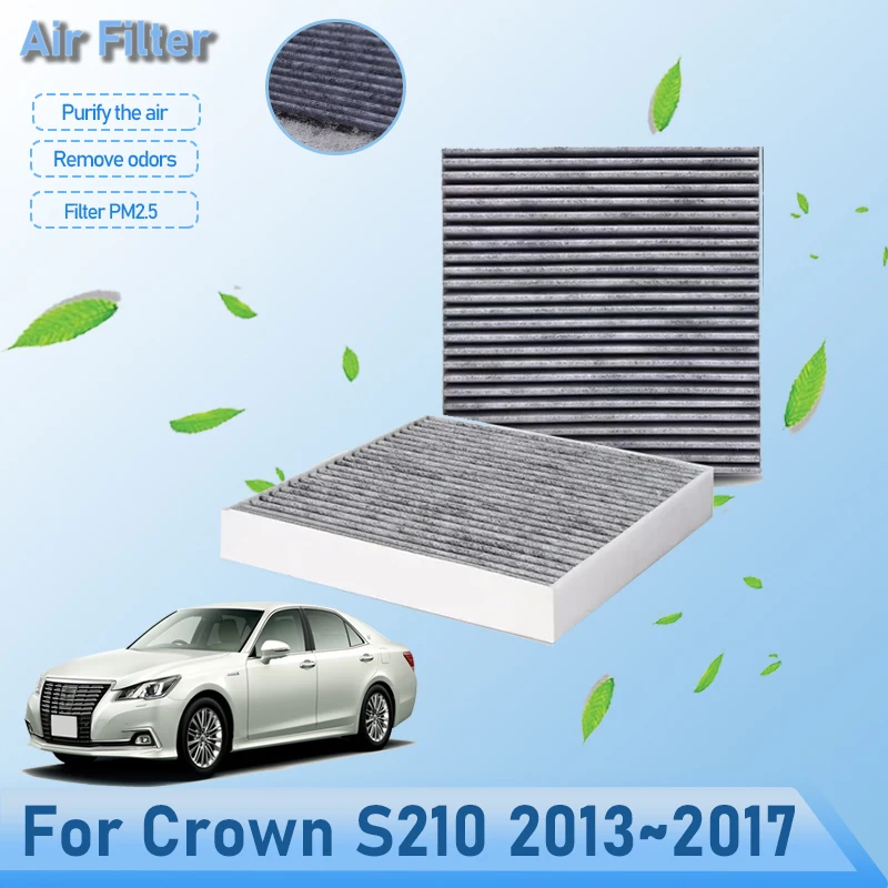 

Cabin Filter For Toyota Crown S210 MK14 2013~2017 2014 2015 2016 Car Purifier Conditioner Filter Grids Replacement Accessories