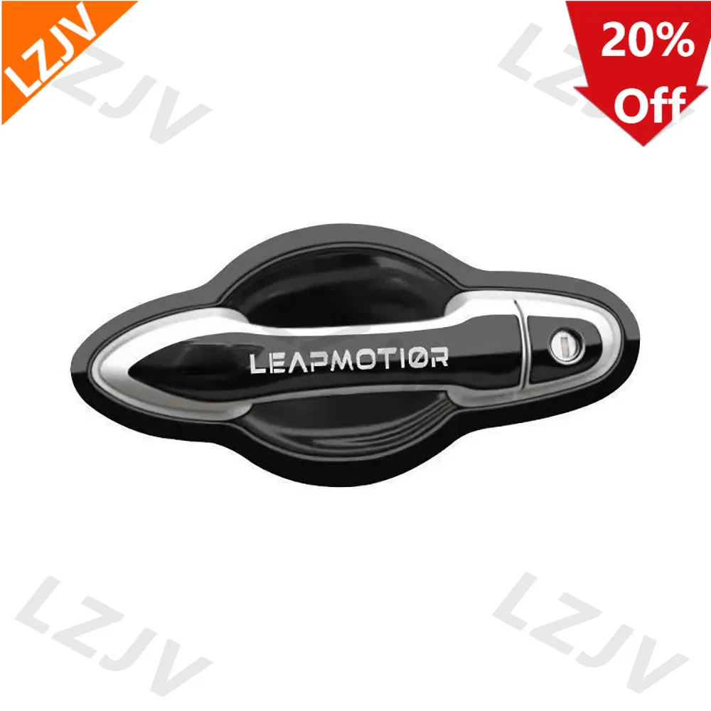 New For Leapmotor T03 Car Exterior Door Bowl Handle Decorative Door Handle Stainless Steel Anti Scratch Protective Cover Parts ﻿