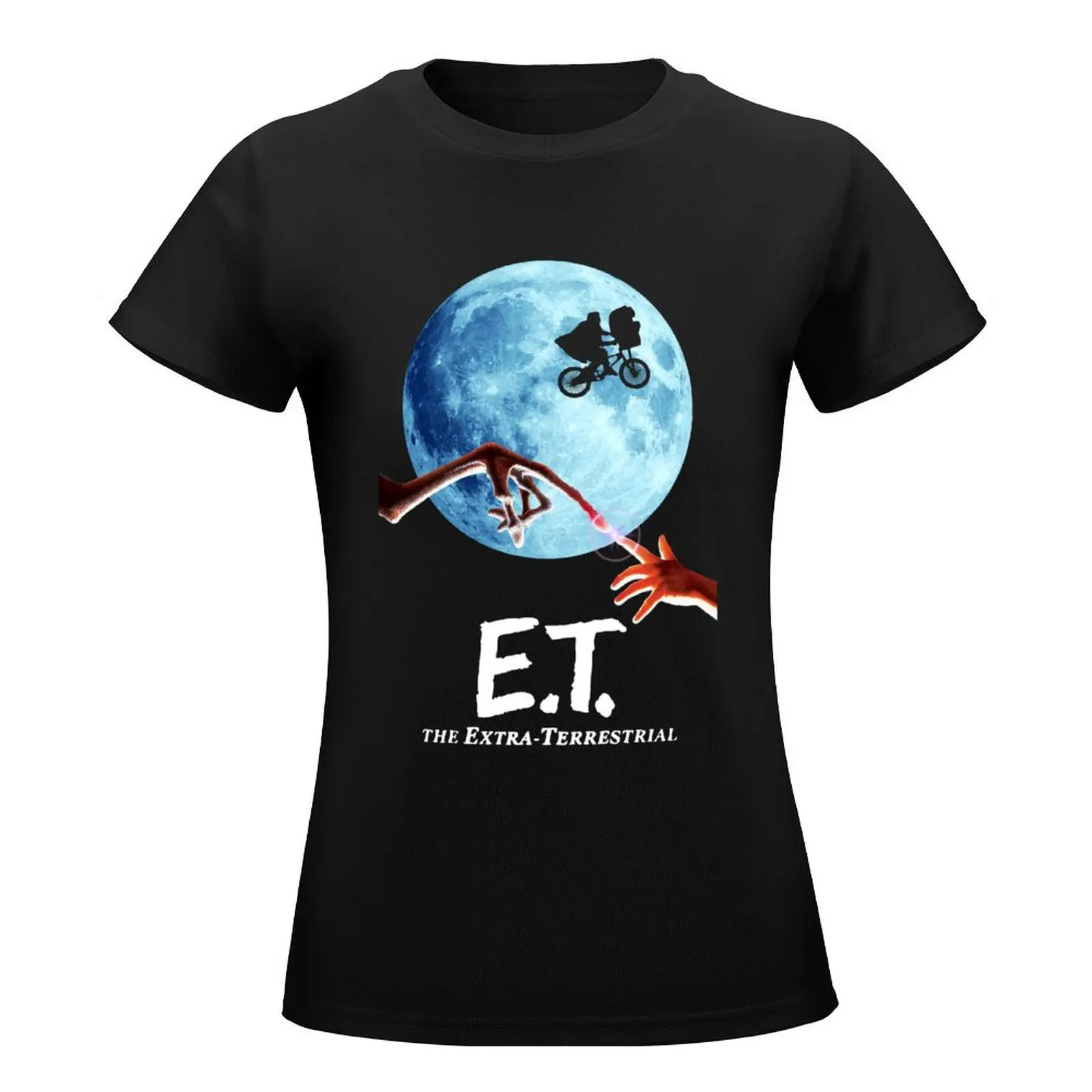 The-Extra-terrestrial-film-font T-Shirt funny quick drying shirts graphic tees Blouse t-shirt dress for Women plus size