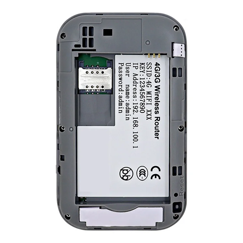 

AC56-1Set Карманный Mifi 4G Wi-Fi Маршрутизатор Автомобильный мобильный Wi-Fi Беспроводная точка доступа Белый С слотом для SIM-карты Беспроводной Mifi