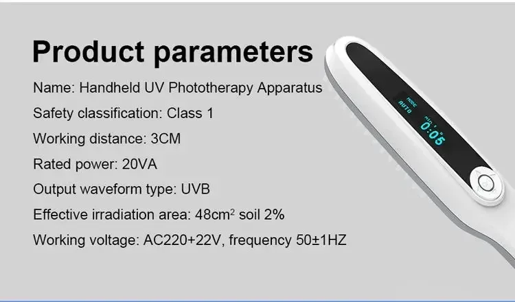 CE ISO LED UVB Phototherapy Machine Psoriasis Vitiligo Uvb Light Therapy Uv Phototherapy Lamp