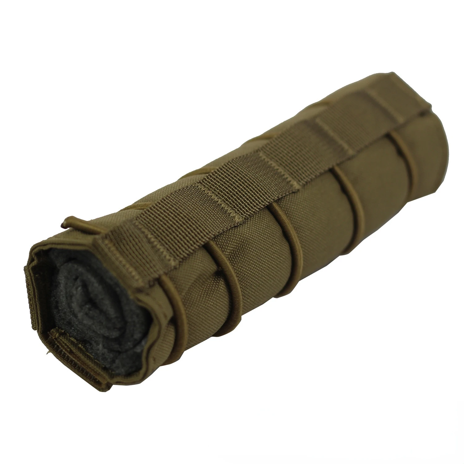 Ao ar livre tático airsoft supressor capa silenciador pano protetor ferramenta painel silenciador caso bolsa saco caça tubo engrenagem