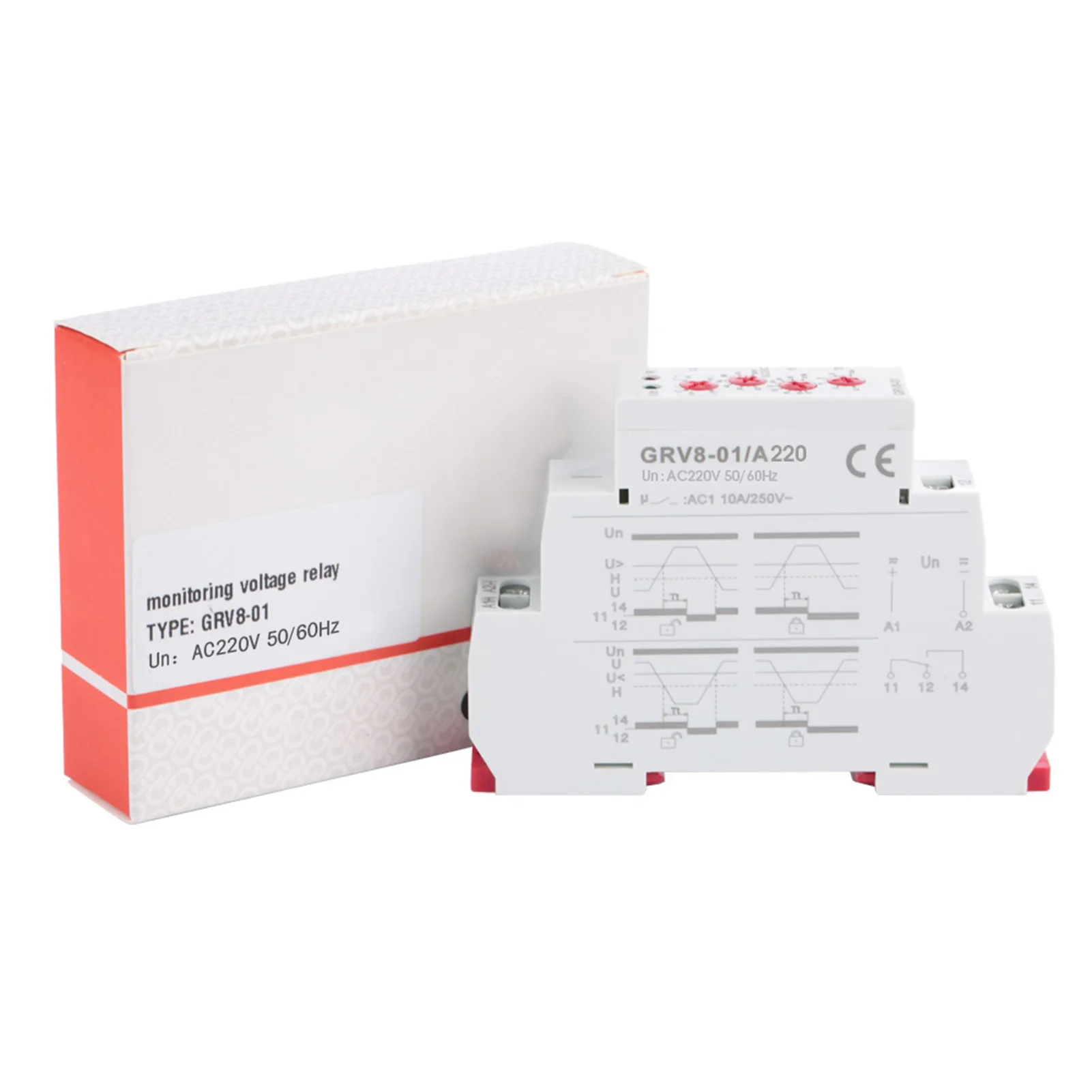 

GRV8‑01 Single Phase Voltage Control Monitoring Relay Over Voltage Monitoring Relay Voltage Monitoring Relay Relay