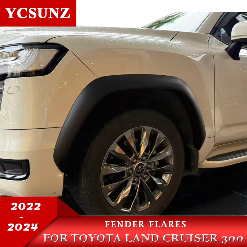 

Fender Flares Wheel Arch For Toyota Land Cruiser 300 Series 2022 2023 2024 Car Accessories