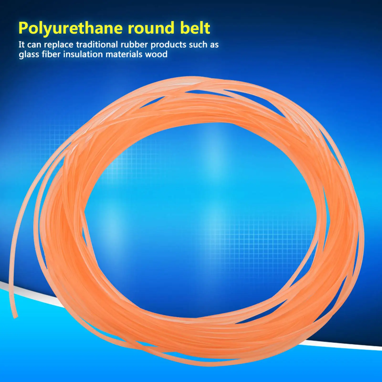 Smooth PU Polyurethane Round Belt for Drive Transmission Polyurethane,Belt§Polyurethane,round,belt§Transmission,Belt§Polyuretha