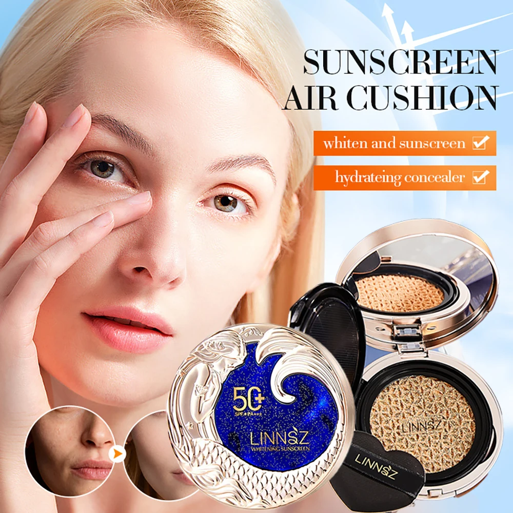 

SPF50+ Sunscreen Brightening Skin Concealer Face Refreshing Non greasy Makeup Base Sunscreen Lasting Makeup Cosmetics CC Cream