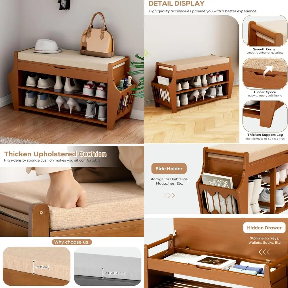 

8x10 Area Rugs Washable Rug: Large Living Room Rug Stain Resistant Distressed Vintage Boho Carpet Non Slip Low Pile Faux Wool So