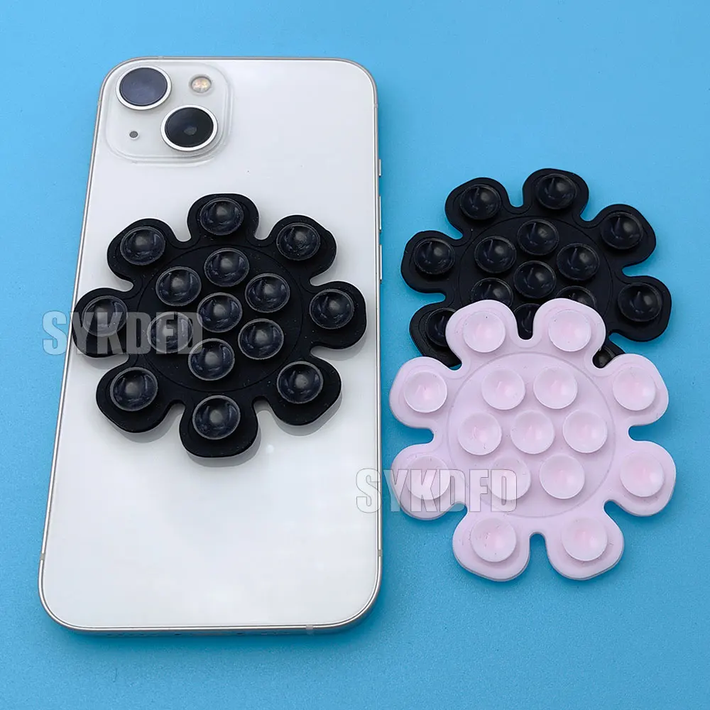 

5/10Pcs Silicone Suction Pad For Mobile Phone Holder Fixture Suction Cup Double Sucker Pad For Fixed Pad