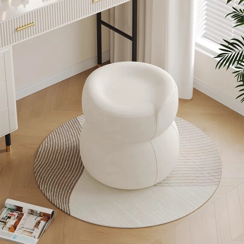 Creative Round High-end Makeup Stool, Multiple Styles To Choose From, Comfortable and Good Load-bearing Performance Makeup Stool