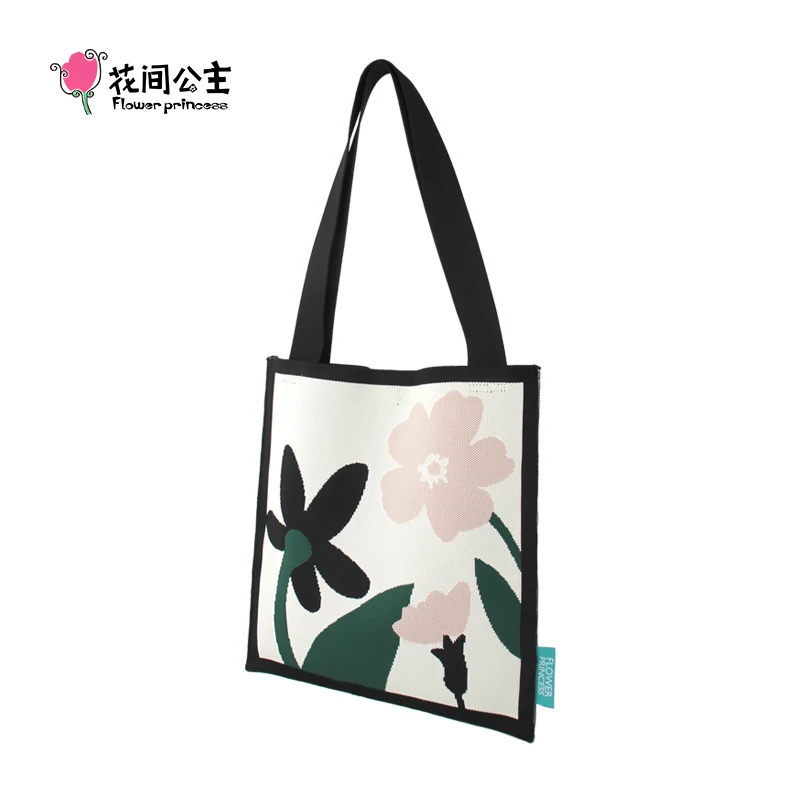 Flower Princess Natural Wind Women\'s Shoulder Bag Original Designer Chinese Style Casual Tote Woman Bags for Women Female Bags