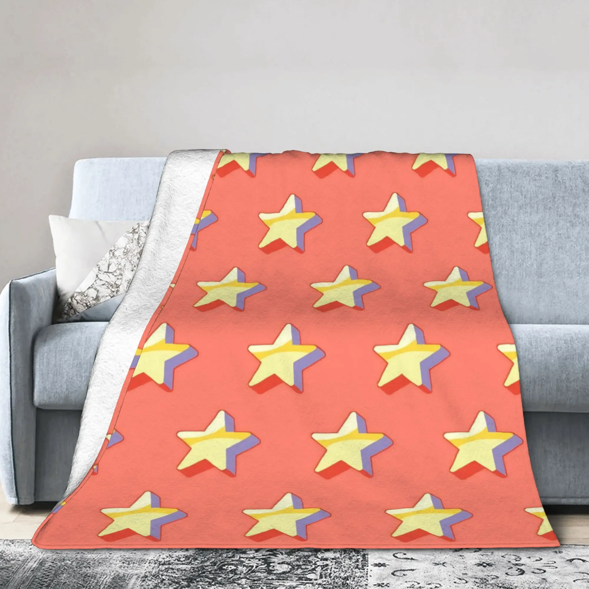 Steven Star Blanket Steven Universe Flannel Funny Soft Throw Blanket for Bedding Lounge Summer,