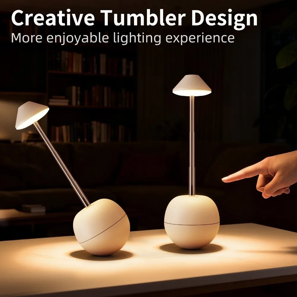 

Rechargeable Table Decoration Lamp with Remote Control Atmosphere Telescopic Night Light RGB Touch Control Desk Light Study