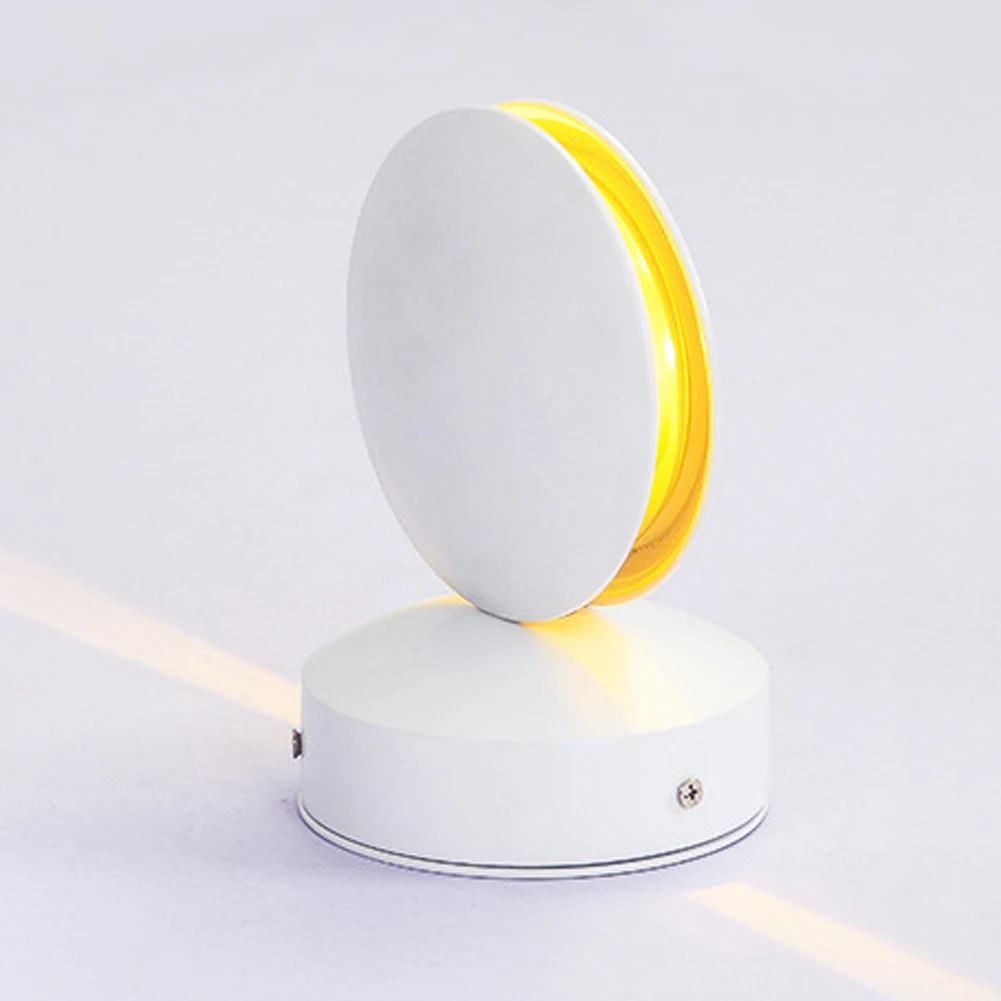 Round Shape 12w Led Window Sill Lights for Window Frame Wall Hotel Bar Corridor Led Door Lamps 360 Degree Lighting