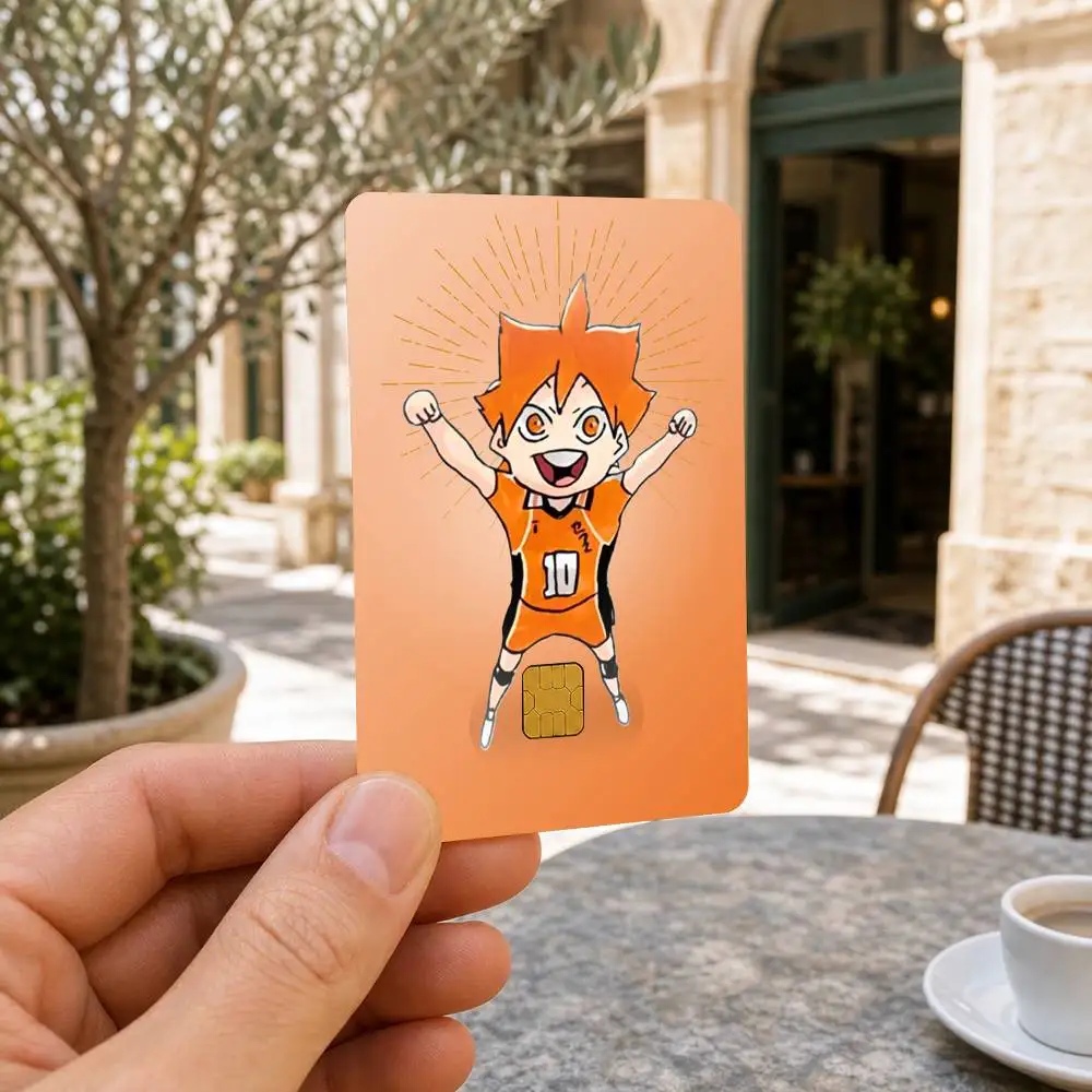 S-Shoyo Hinata Waterproof Bank Card Sticker Skin for Credit Debit Chip Cards Decorative Cover Film