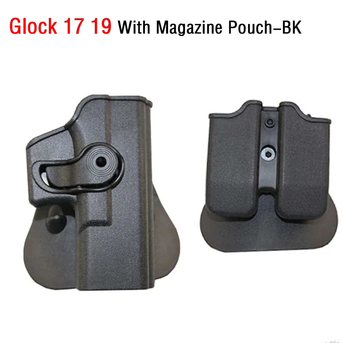 Funda táctica para Pistola Colt 1911 Berett M92 Glock 17 19 IMI, cinturón, Clip para Airsoft, accesorios para arma de caza