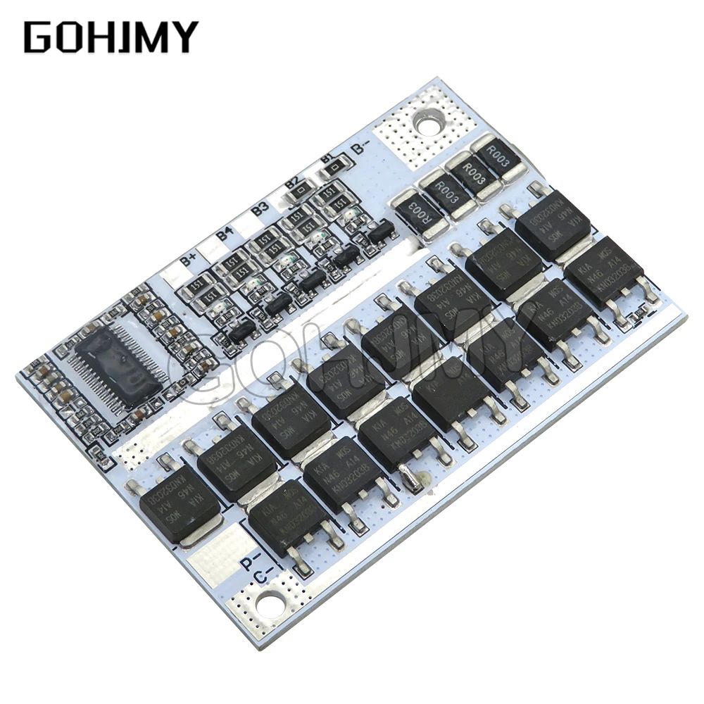 3S 4S 5S BMS 12V 16.8V 21V 3.2 3.7V 100a Li-ion Lmo Ternary Lithium Battery Protection Circuit Board Li-polymer Balance Charging