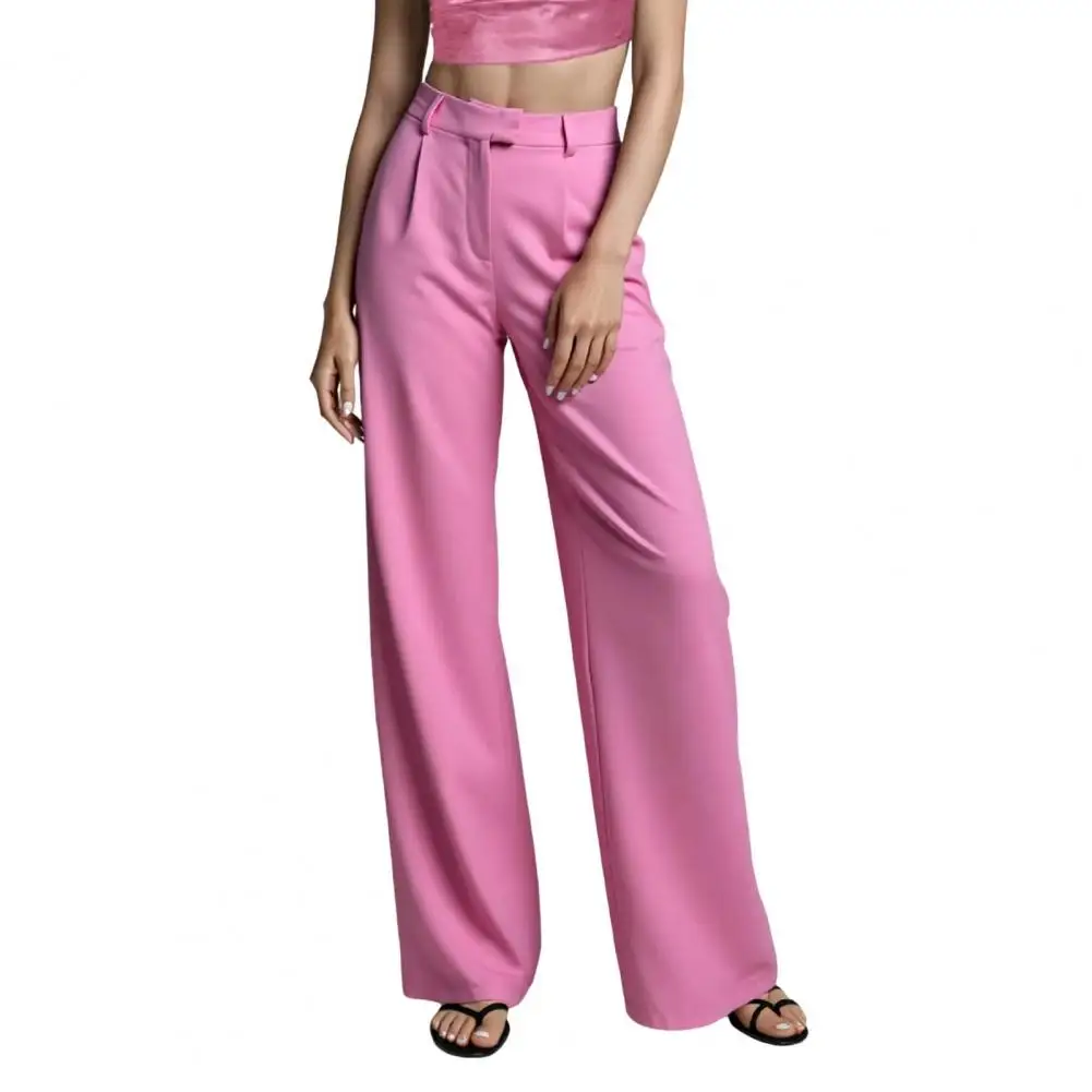 High Waist Straight Leg Casual Formal Women's Long Pants Commute across Borders New Model Comfortable Fashionable