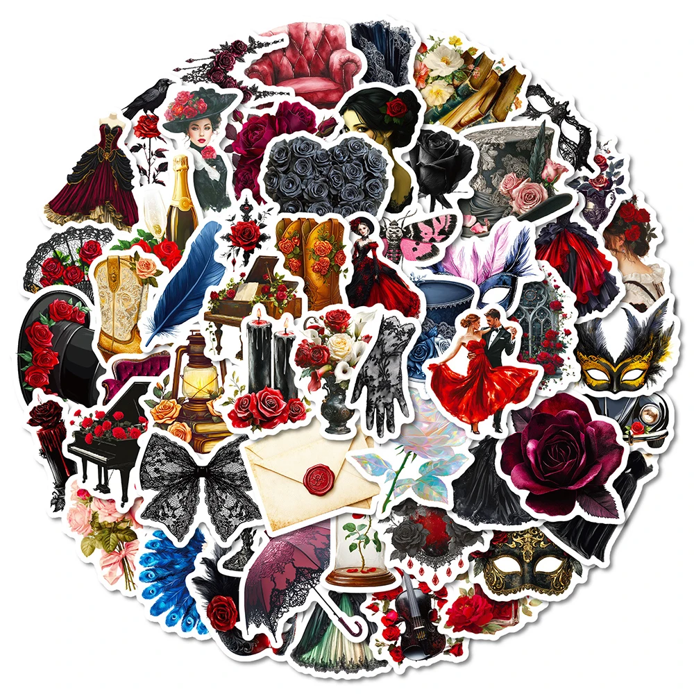 10/30/56pcs Cartoon Adesivo Palla Mascherata Estetica Graffiti Decalcomanie FAI DA TE Notebook Telefono Bagagli Auto Bici Adesivo Impermeabile Decor