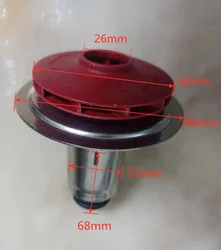 Water Circulation Pump Rotor Impeller, Gas Boiler Parts for Bosch, Compatible with TSL12/5-3C