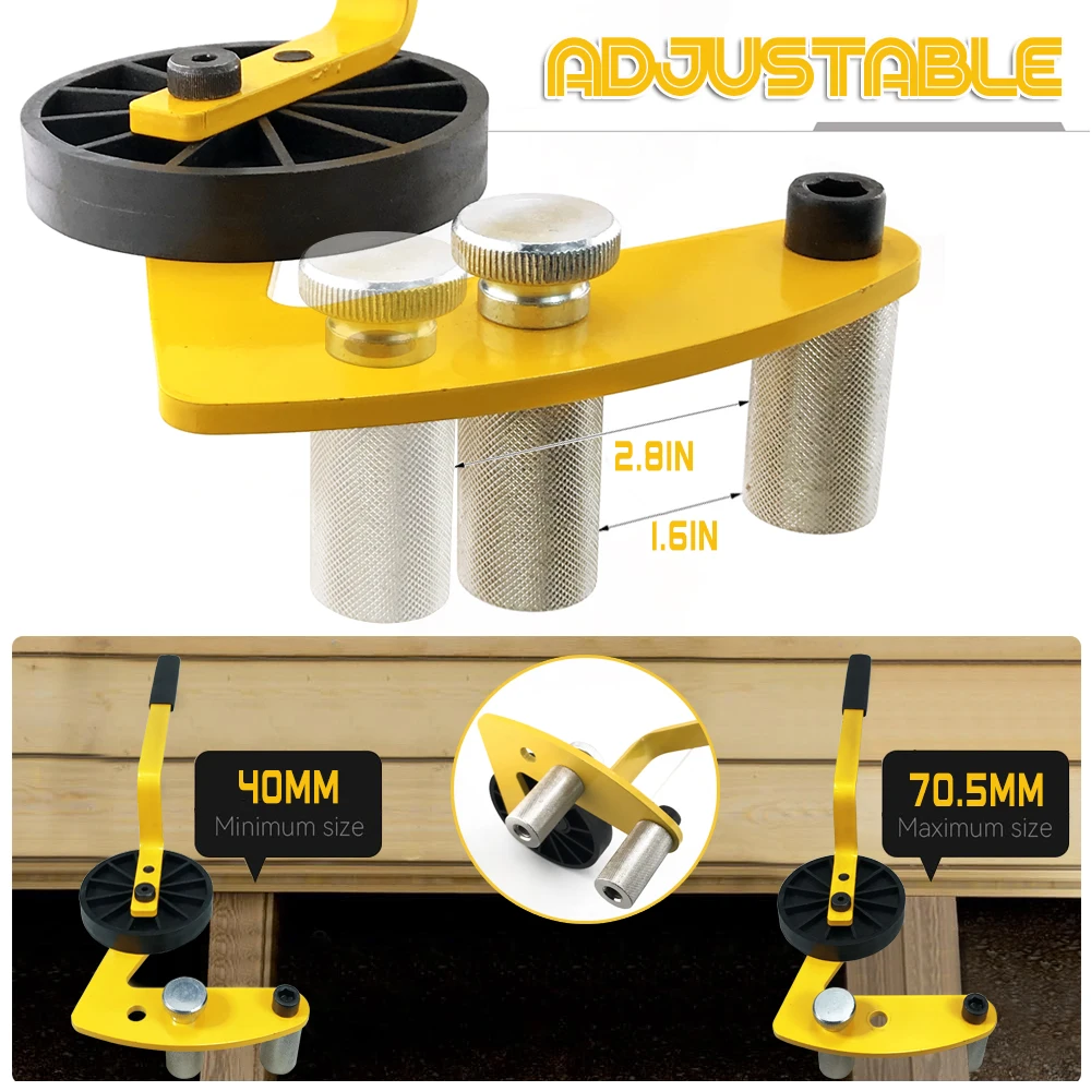 أداة فرد لوح سطح السفينة مع مشبك قابل للتعديل، لتركيب التزيين المركب، تركيبات بندر لمفصل المعادن والخشب