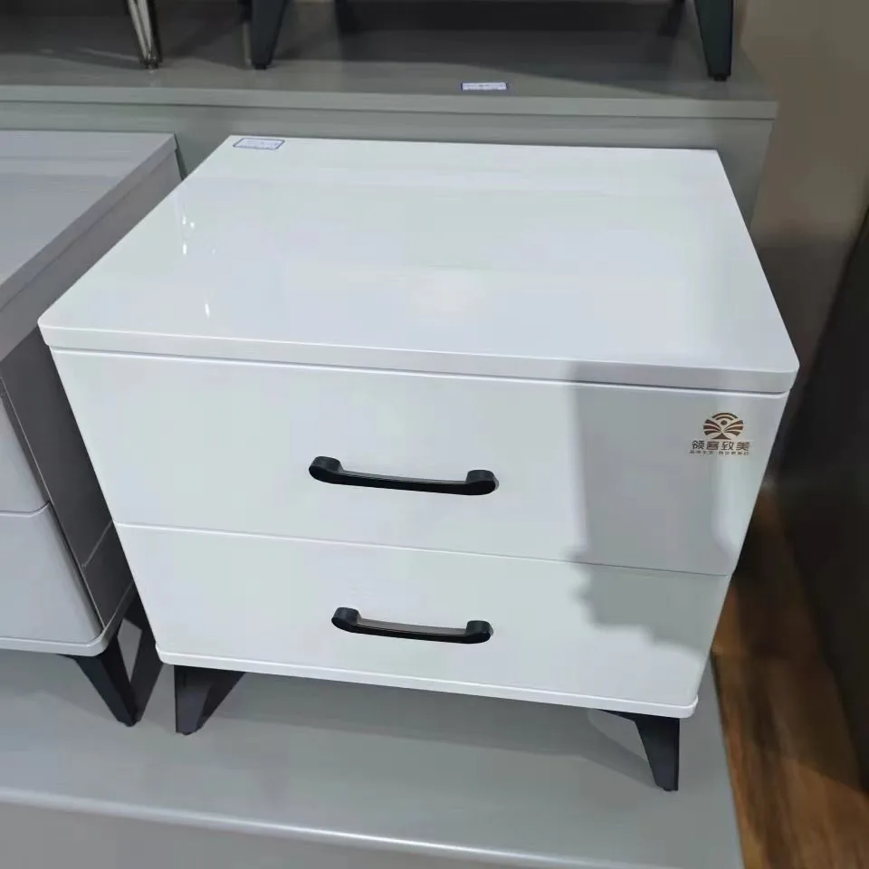 

Bedside table, bedroom, locker, storage, high-end sense