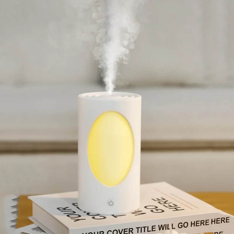 Humidificador de aire con batería recargable por USB, pulverizador de niebla portátil, atomizador de Aroma, difusor de niebla de gran capacidad de tamaño Mini para el hogar, 600ml