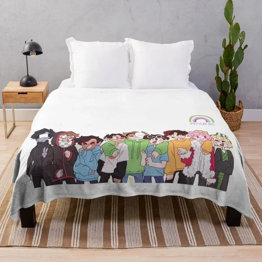 

Dream SMP Team Throw Blanket Ultra Plush Cozy Blanket for Napping Sleeping