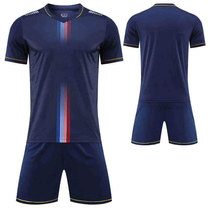 Soccer Uniform Set Men Football Team Custom Men Jersey Shorts Training Suit Outdoor Sport Gym Summer Running Tracksuit