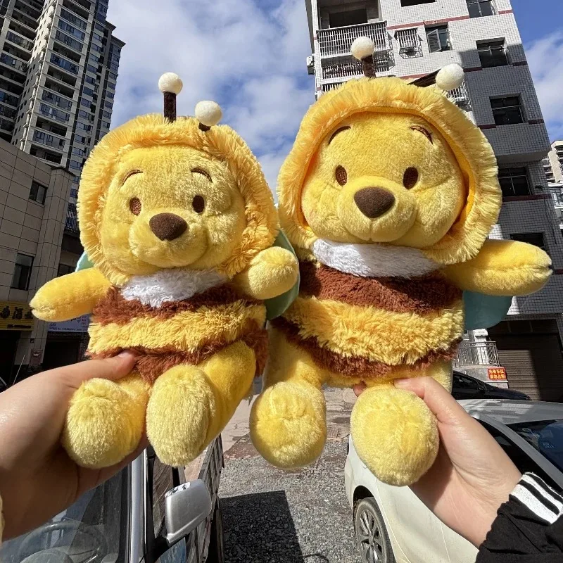 

Винни. Плюшевые игрушки «Пчела Пуха». Украшение подушки аниме медведь мягкая кукла мультфильм дети Дисней подарки на день рождения и Рождество