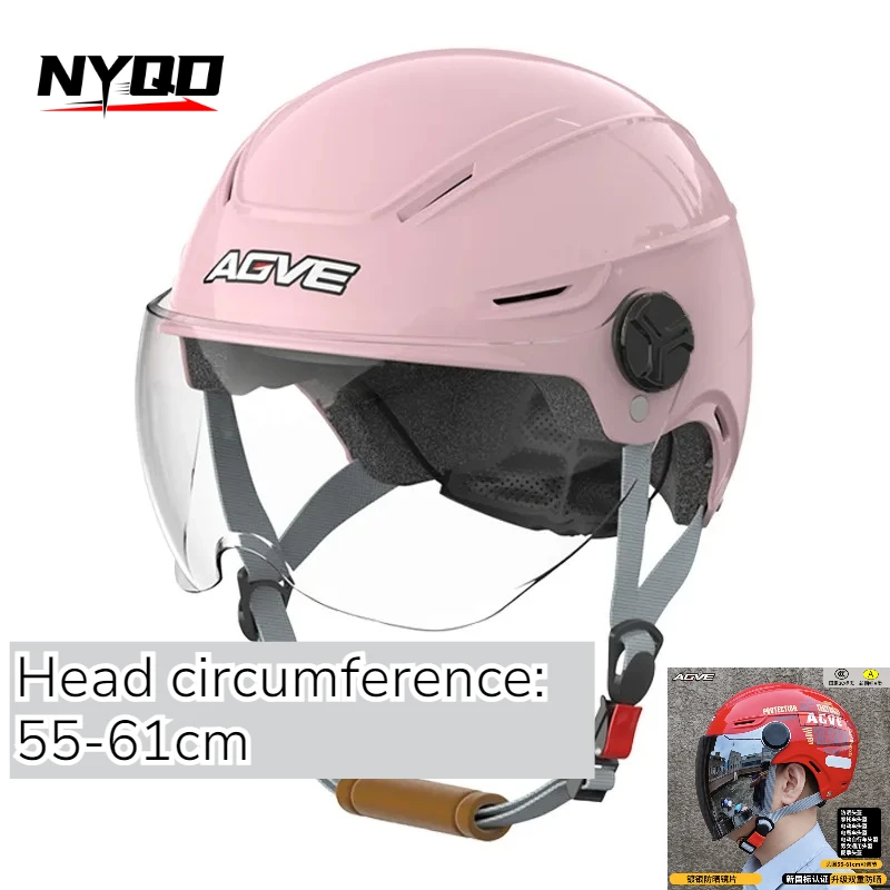 電動車両・自転車用特大サマーハーフヘルメット、大きな頭囲、耳保護、塗装済み安全ヘルメット