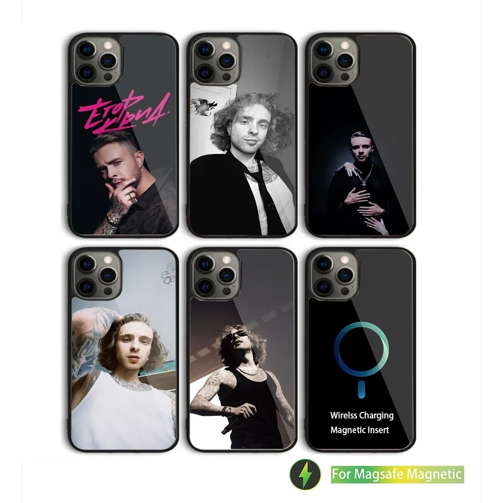 Rapper Egor Kreed EK Phone Case For iPhone 15,14,13,12,11,Plus,Pro,Max Mini Magsafe Magnetic Wireless Charging