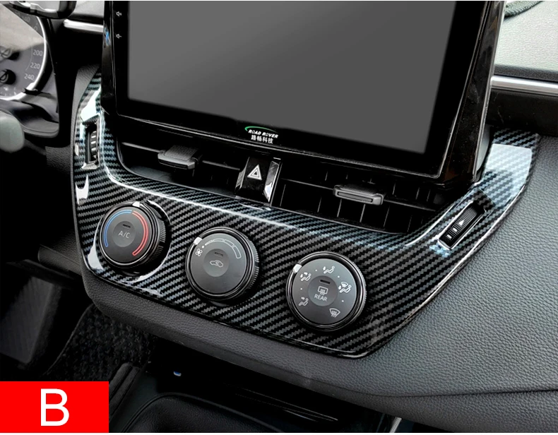 Für Toyota Corolla E210 2019 2020 2021 2022 2023 2024 2025 Hybrid ABS Auto Zentrale Steuerung Klimaanlage Vent Outlet Abdeckung – Detail 2