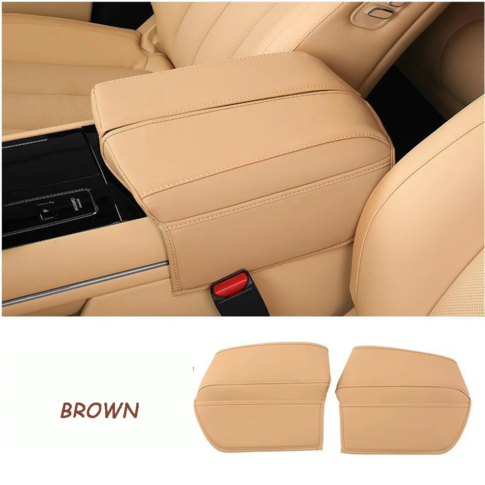 

Leather For Huawei AITO M7 2022 2023 2024 Storage Trim Car Armrest box cover trim protective Frame Auto interior Accessories