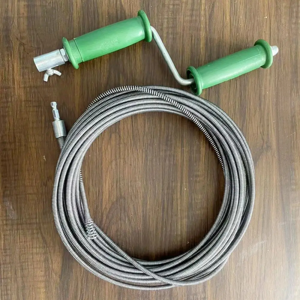 Drain Auger Plumbing Snake Pipe Cleaner Spring Tool For Clogged Kitchen Sink Bathroom Toilet Sewer Flexible