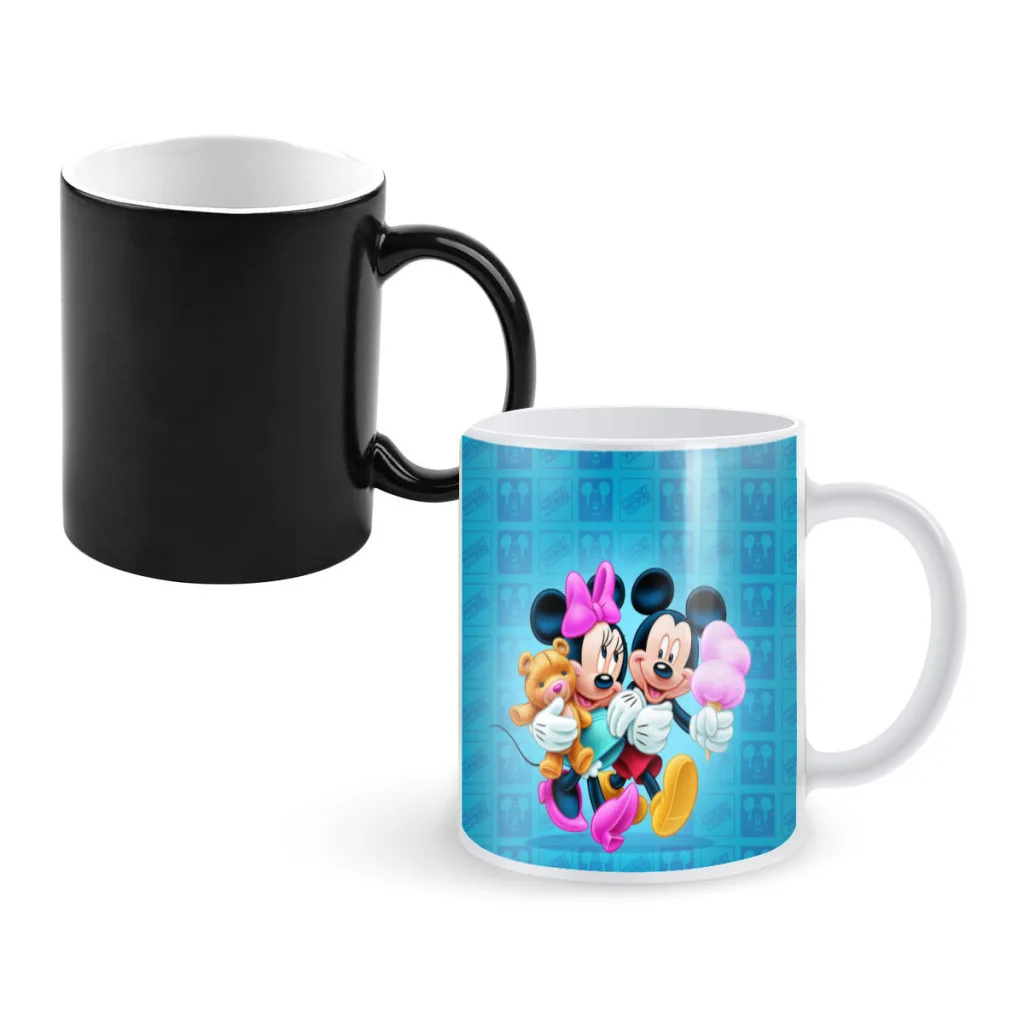 

Mickey Mouse Ceramics Coffee Mug Thermal Color-changing Birthday Gift Back To School MugCartoon Children Cute Cartoon