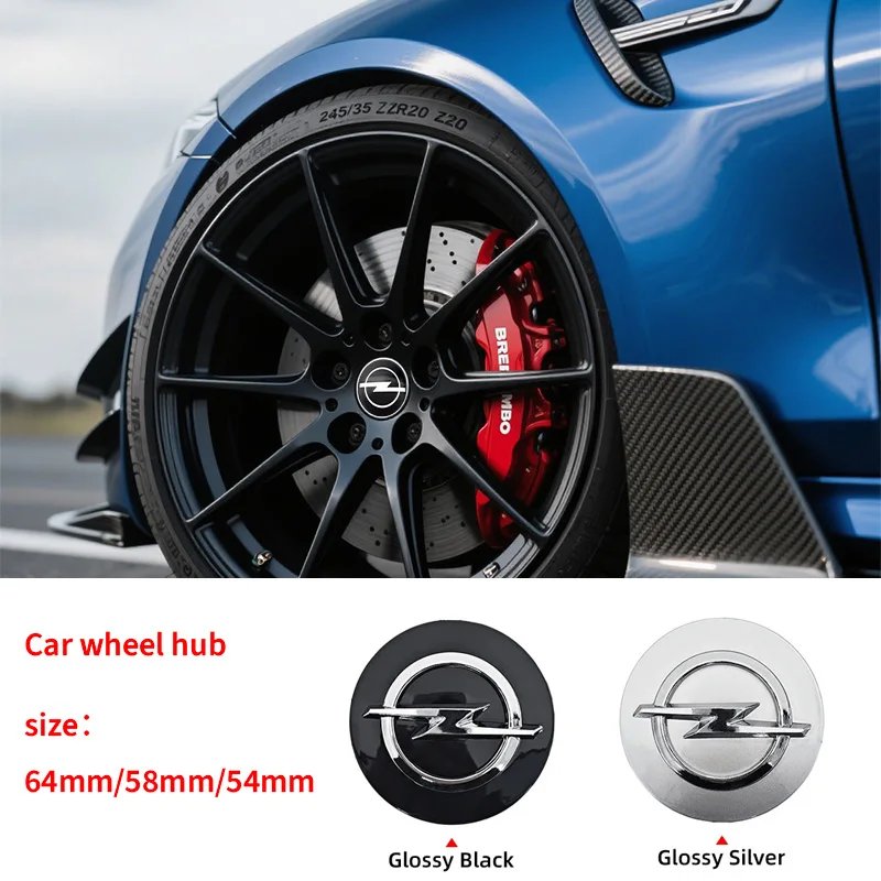

4pcs 58/56/53mm Car Wheel Center Hub Caps Cover Emblem For Opel Astra j Insignia Astra g Corsa Zafira b Mokka Vivaro Meriva