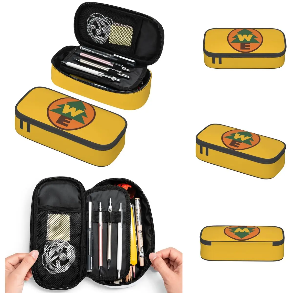 Wilderness Explorer Logo Pencil Cases Big Capacity Pen Bags Pen Box Pencil Pouch For Boys Girls Students Stationery School