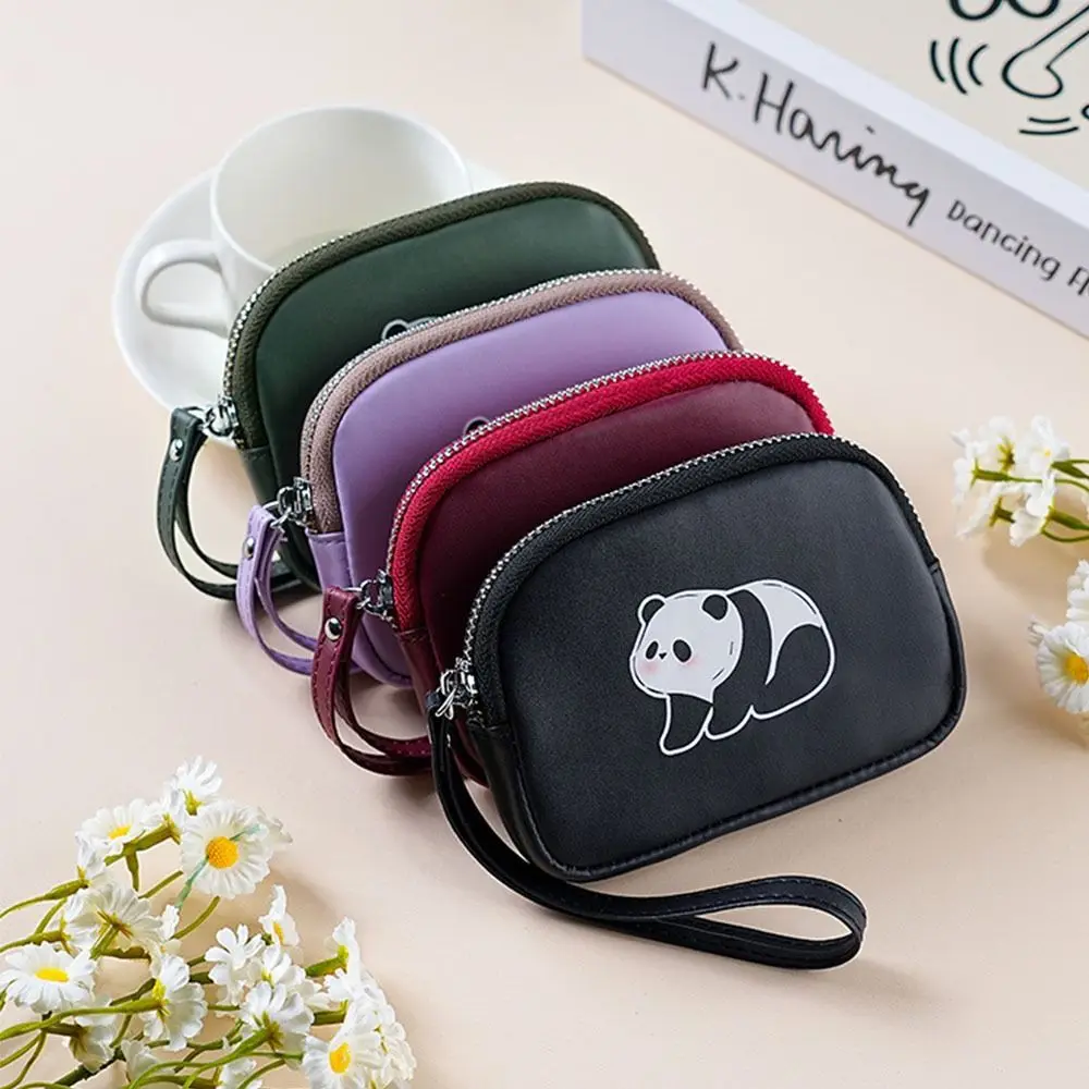 

Fashion Cartoon Panda Coin Purse PU Leather Portable Mini Change Wallet Small Wallet