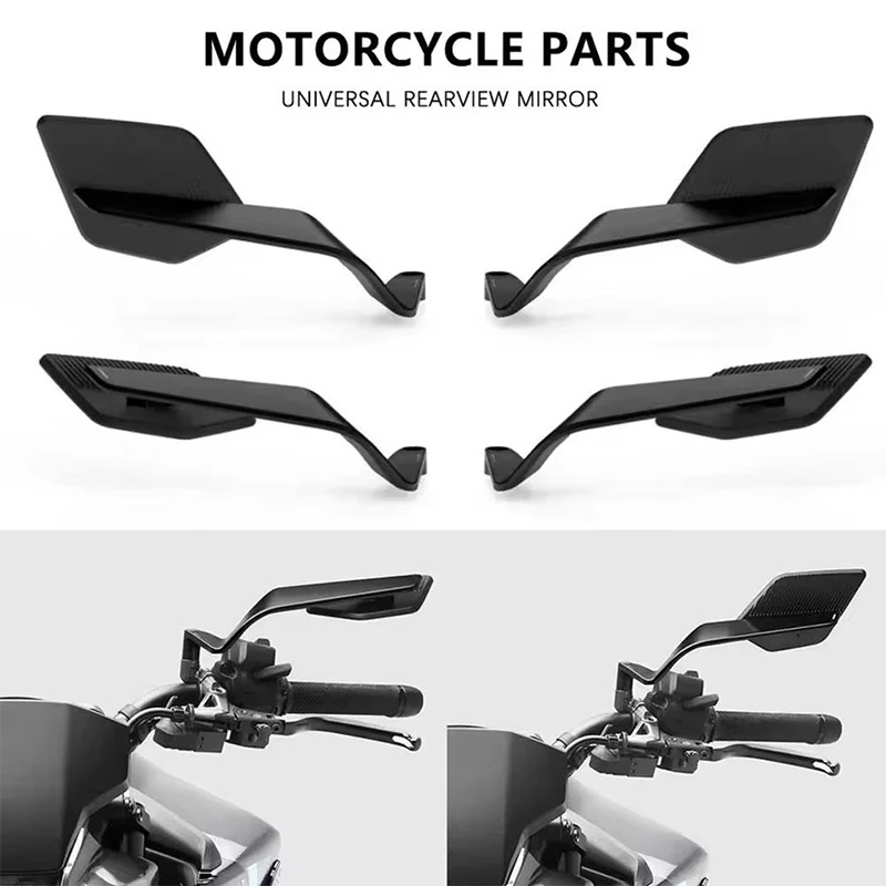 مرآة كبيرة لأجنحة السطح مرآة الرؤية الخلفية للدراجة النارية لشعار NSR NSR125 NSR250R NSR 125 250R NSR500 NSR50 #2