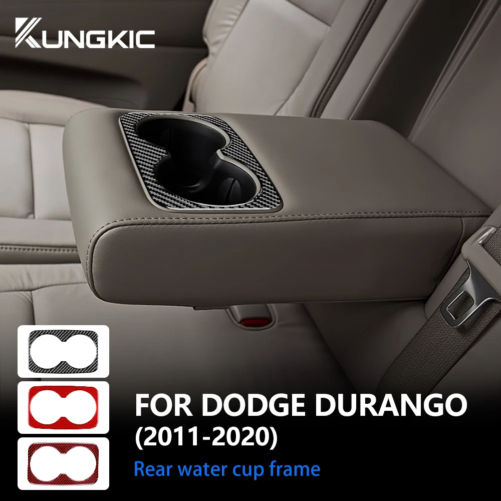 

1 шт., наклейка из углеродного волокна для Dodge Durango 2011-2020, автомобильный держатель для стакана для воды, внутренняя отделка, автомобильный Стайлинг, автомобильные аксессуары