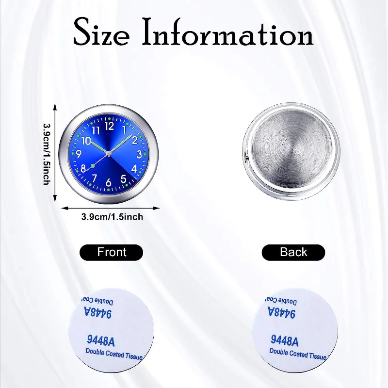 2023Mini Watch Car Watch Quartz Clock Electronic Clock Waterproof Bicycle Motorcycle Watch Auto Car Clock Dashboard Clock In Car