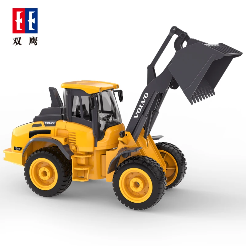 Duplo e rc caminhão l50h 1/16 bulldozer trator engenharia carro rc escavadeira carro controlado por rádio brinquedos para meninos presentes das crianças