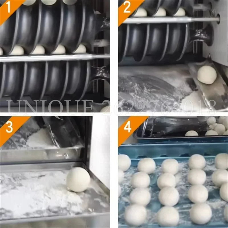 Máquina comercial de corte de massa, 50-200g, divisor automático de bola de massa, redondo, pizza, pão, massa, rolo, fabricação para padaria