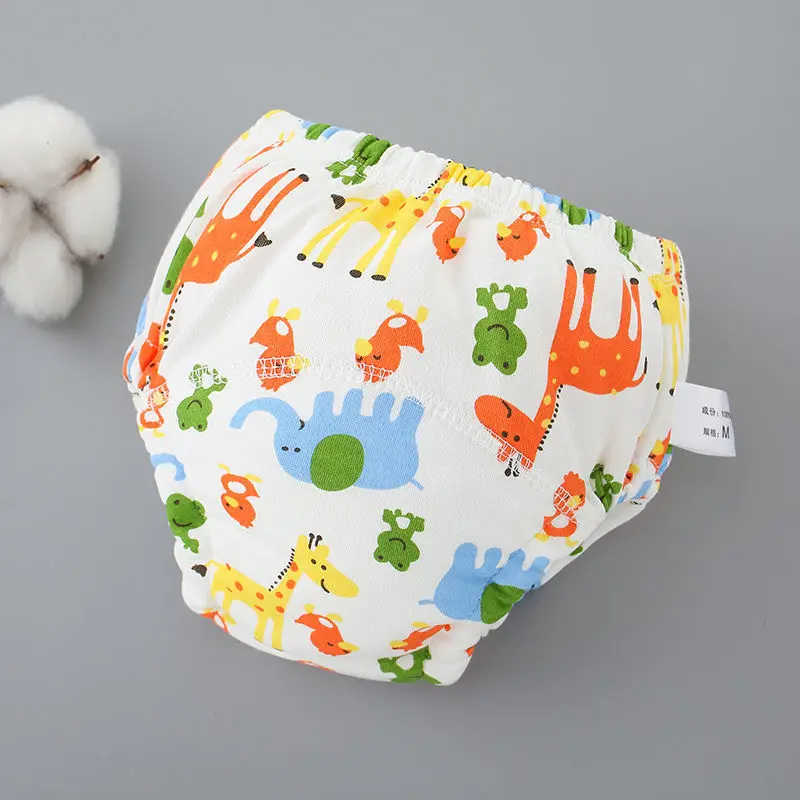 3PCS/1PCS Neugeborenen Training Hosen Baby Shorts Waschbar Unterwäsche Junge Mädchen Tuch Windel Mehrweg Windeln Infant zeug Zubehör – Detail 5