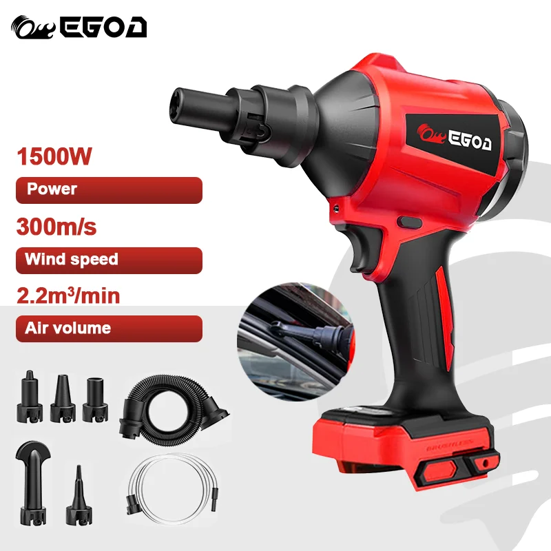 Untuk Milwaukee Mini Penghilang Debu Blower EGOD 1500W Tanpa Kabel Pengumpul Debu Kuat Serbaguna Blower Alat Listrik Milwaukee