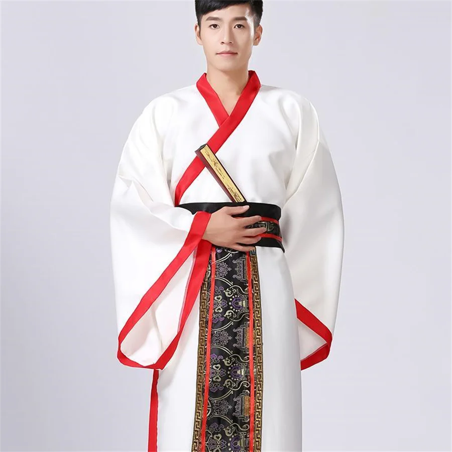 Fantasias hanfu masculinas da dinastia Tang Han, imperador de palco, estilo chinês, roupa tradicional chinesa, cosplay